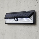 Lámpara De Pared Ip65 90led Luz Blanca 5000k Negro