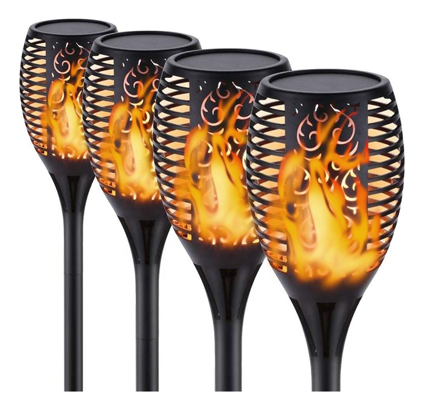 Luz Solar Jardín Led Ip65 - Negro