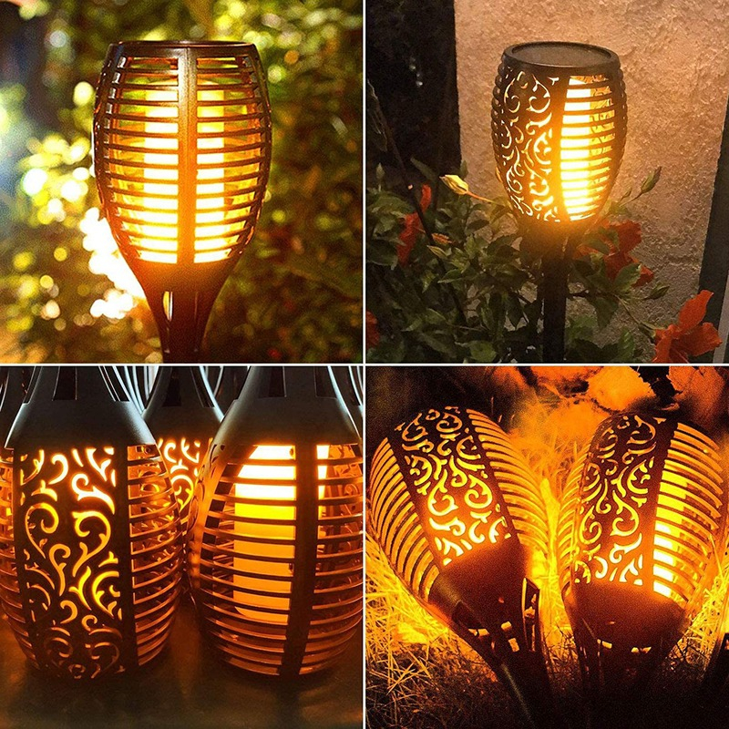 Luz Solar Jardín Led Ip65 - Negro