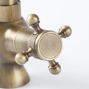 Grifería Canilla De Baño Vintage Oem Elegante Y Funcional - Dorado Oscuro - Cromado