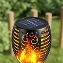 Luz Solar Jardín Led Ip65 - Negro