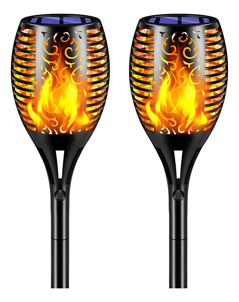 Luz Solar Jardín Led Ip65 - Negro