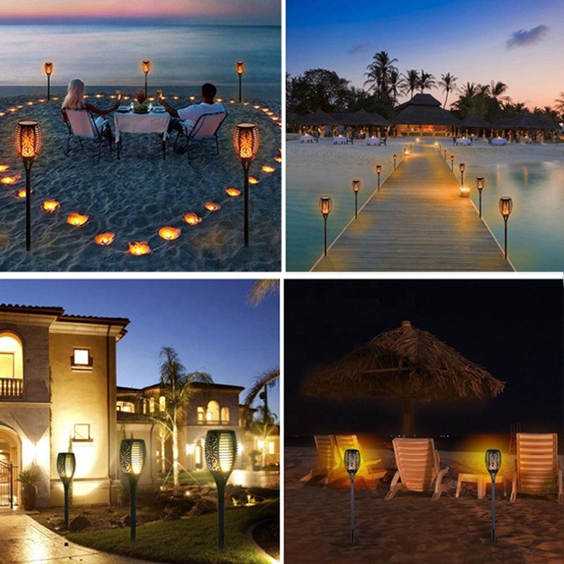 Luz Solar Jardín Led Ip65 - Negro