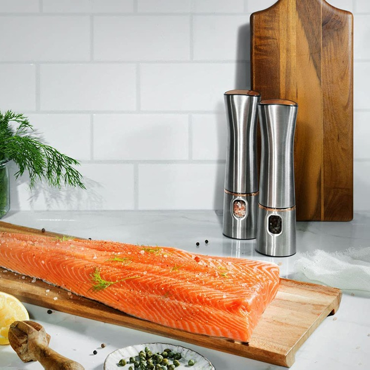 Molinillo Eléctrico Kingstar Ks-epg-010 A Batería - Plateado