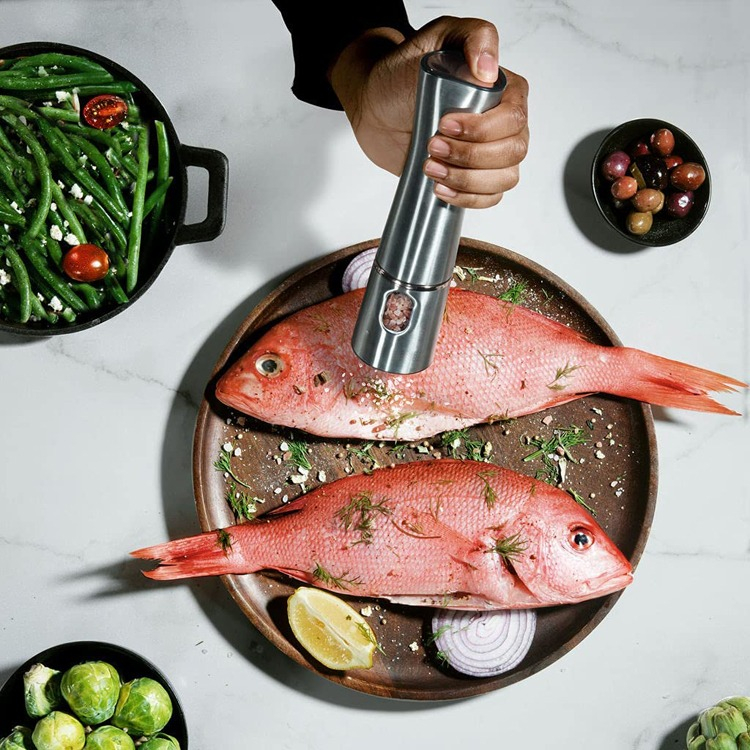 Molinillo Eléctrico Kingstar Ks-epg-010 A Batería - Plateado