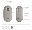 Mouse Logitech Inalambrico Pebble M350