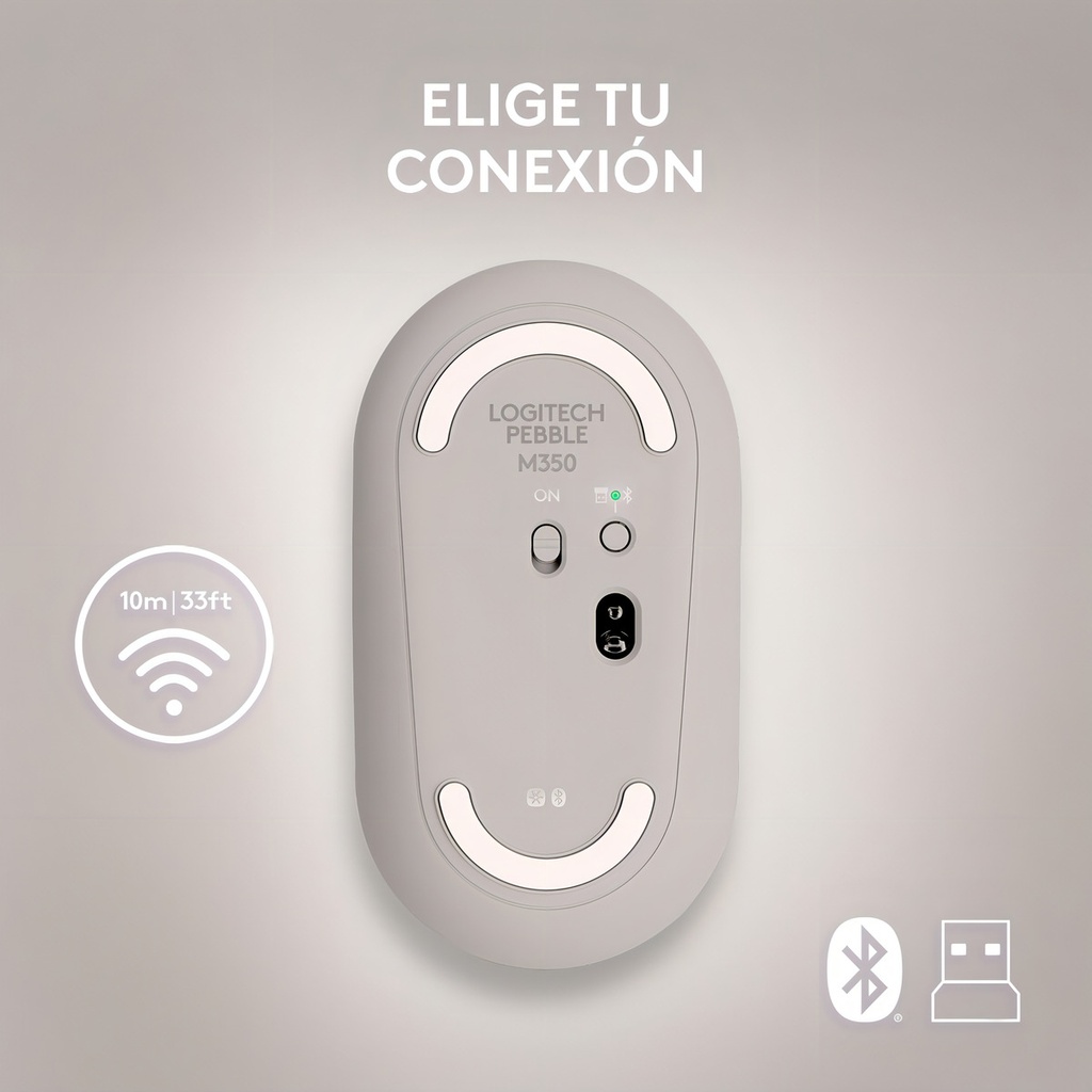 Mouse Logitech Inalambrico Pebble M350