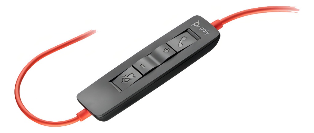 Auriculares Gamer Poly Plantronics Blackwire C3220 Negro Negro