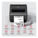 Impresora Mercado Envios Termica Bluetooth Phomemo D520-bt Negro