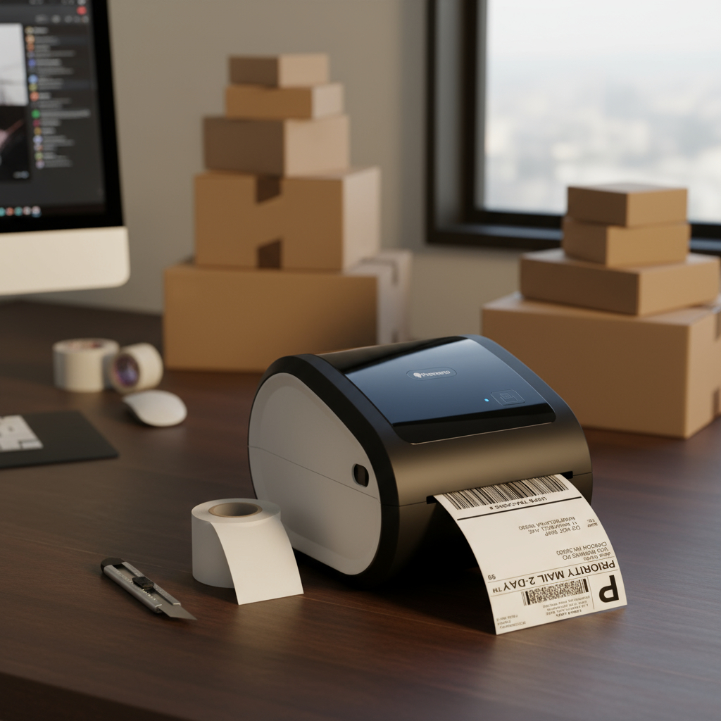 Impresora Mercado Envios Termica Bluetooth Phomemo D520-bt Negro