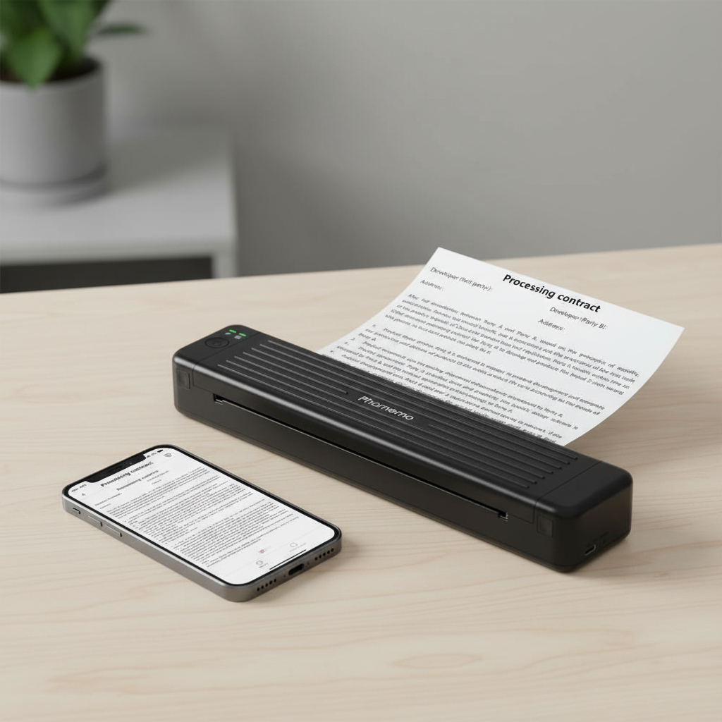 Impresora Portátil Phomemo P831 Térmica Sin Tinta 300dpi - Negro