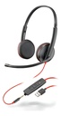 Auriculares Gamer Poly Plantronics Blackwire C3220 Negro Negro