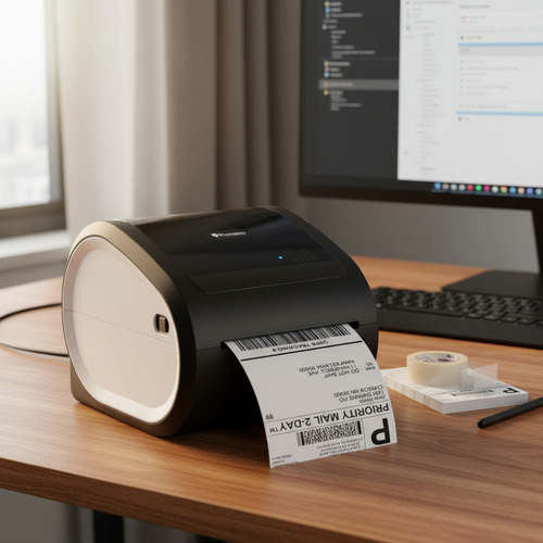 Impresora Mercado Envios Termica Bluetooth Phomemo D520-bt Negro